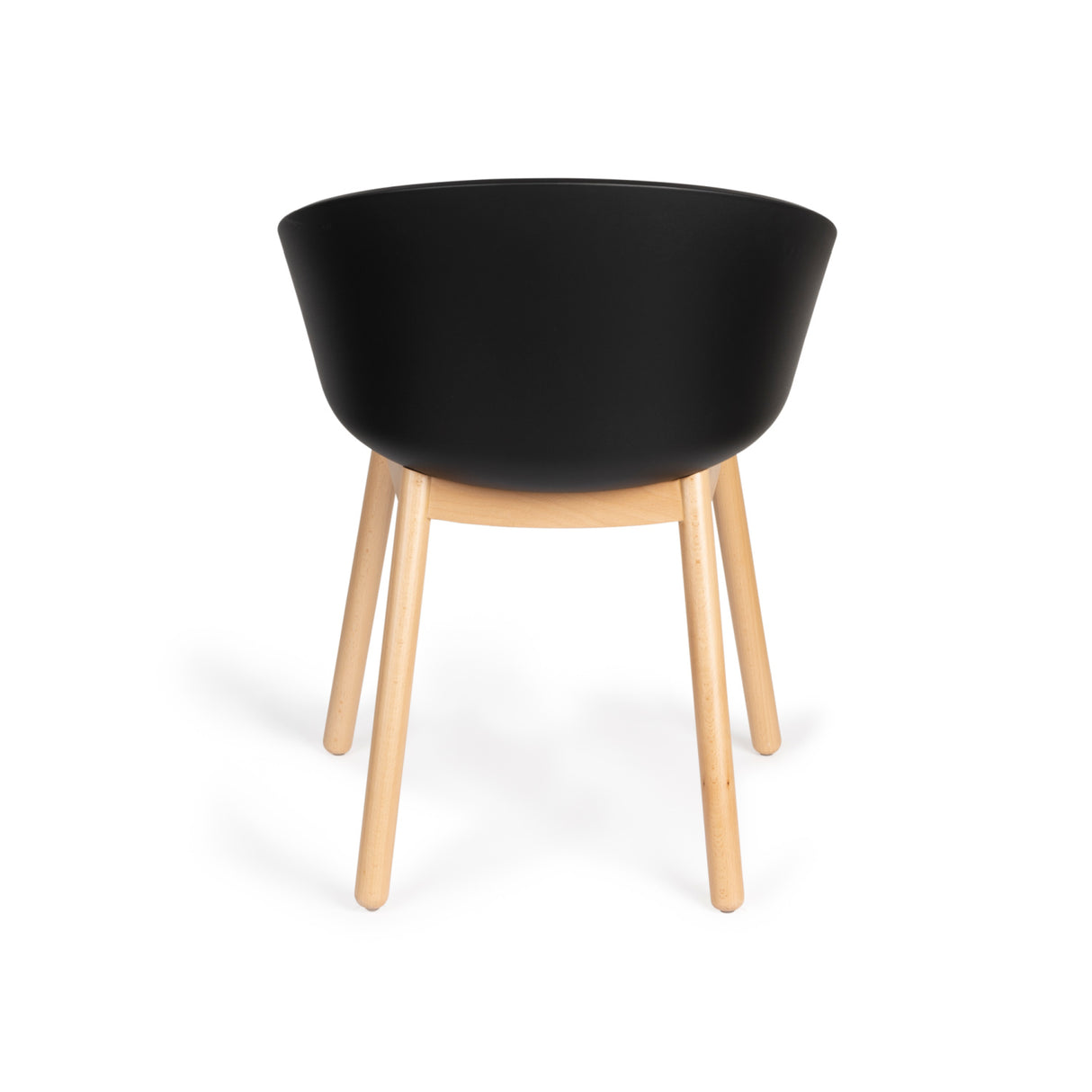   Modern furniture - Oak Legged Molded Dining Armchairs (2) - www.oroa.com | Oroa.com