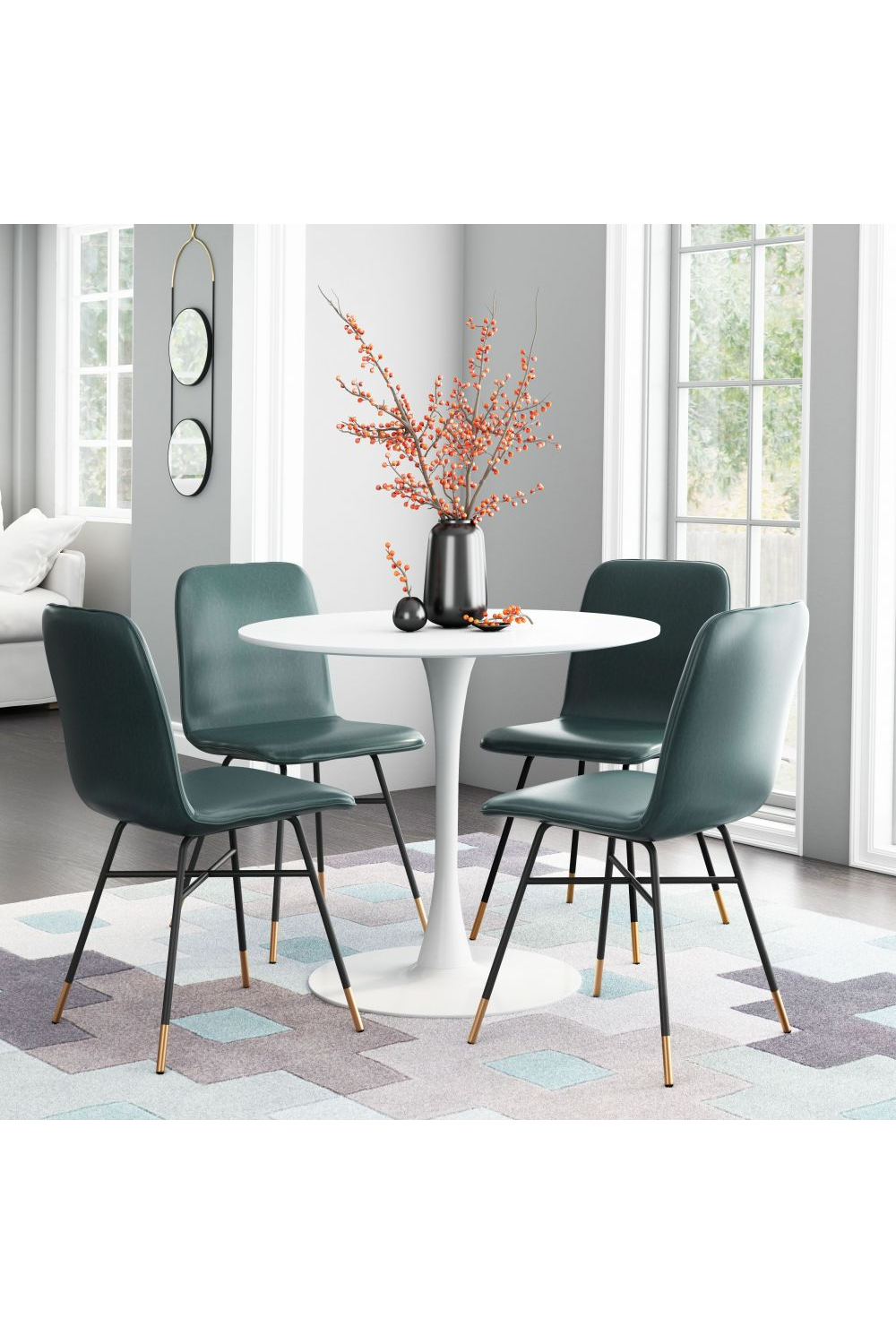 Round Pedestal Dining Table | OROA Modern Opus