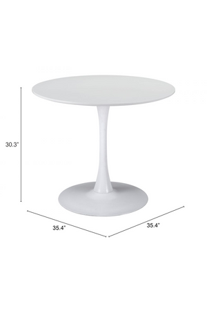 Round Pedestal Dining Table | OROA Modern Opus