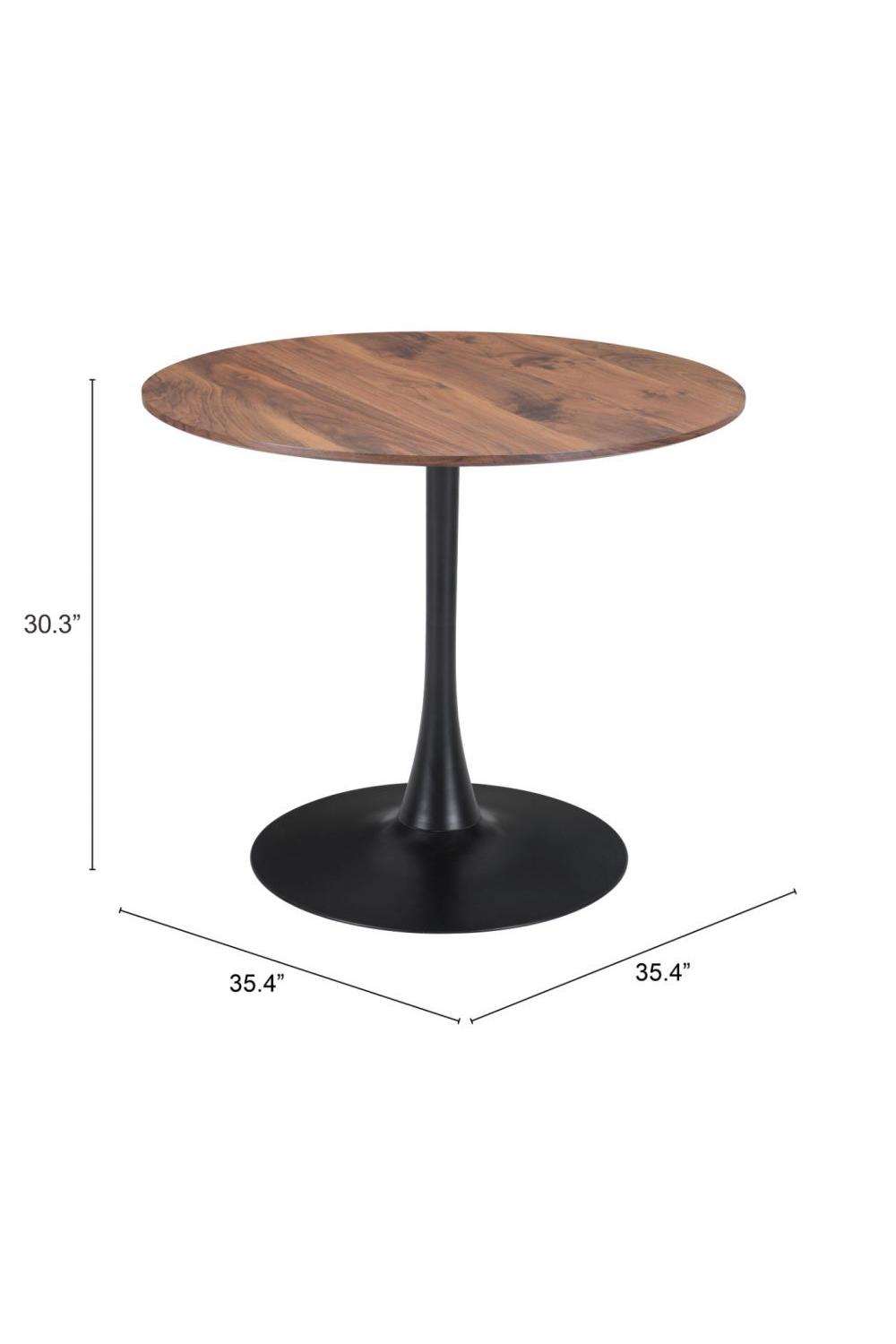 Wooden Pedestal Dining Table | OROA Modern Opus | Oroa.com