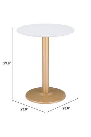 White Bistro Table | OROA Modern Alto | Oroa.com