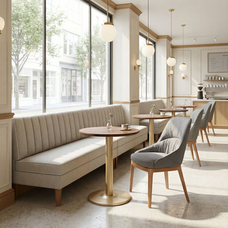 Brown Wooden Bistro Table | OROA Modern Alto | Oroa.com
