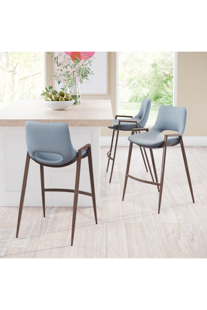 Leather Counter Stools (2) | OROA Modern Desi | Oroa.com