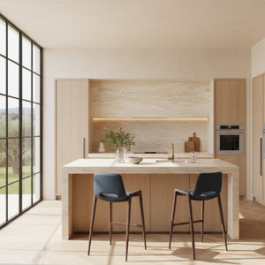   Leather Counter Stools (2) | Oroa.com