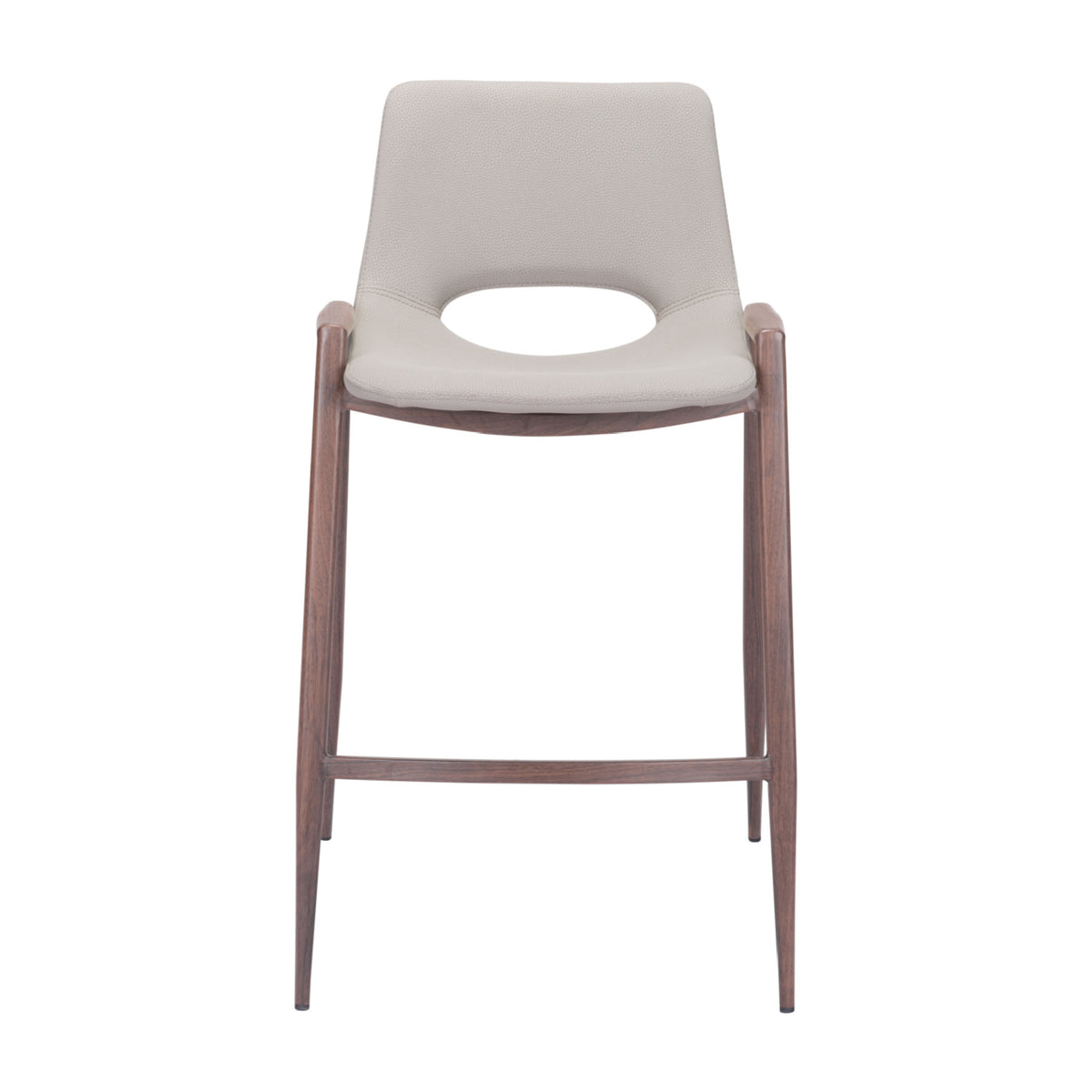 Leather Counter Stools (2) | OROA Modern Desi