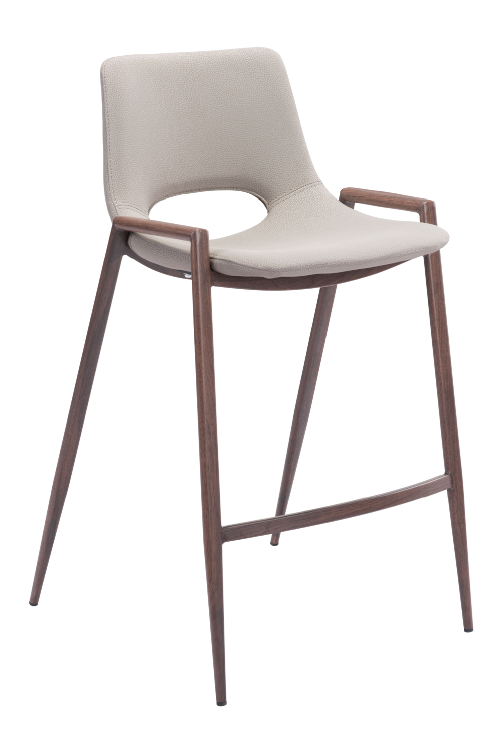 Leather Counter Stools (2) | OROA Modern Desi | Oroa.com