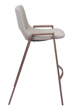 Leather Counter Stools (2) | OROA Modern Desi | Oroa.com