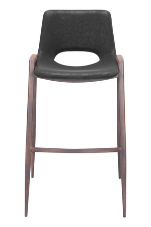 Leather Bar Stools (2) | OROA Modern Desi | Oroa.com