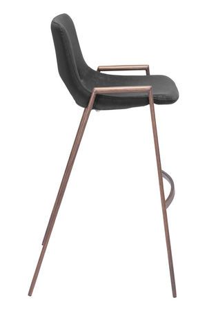 Leather Bar Stools (2) | OROA Modern Desi | Oroa.com