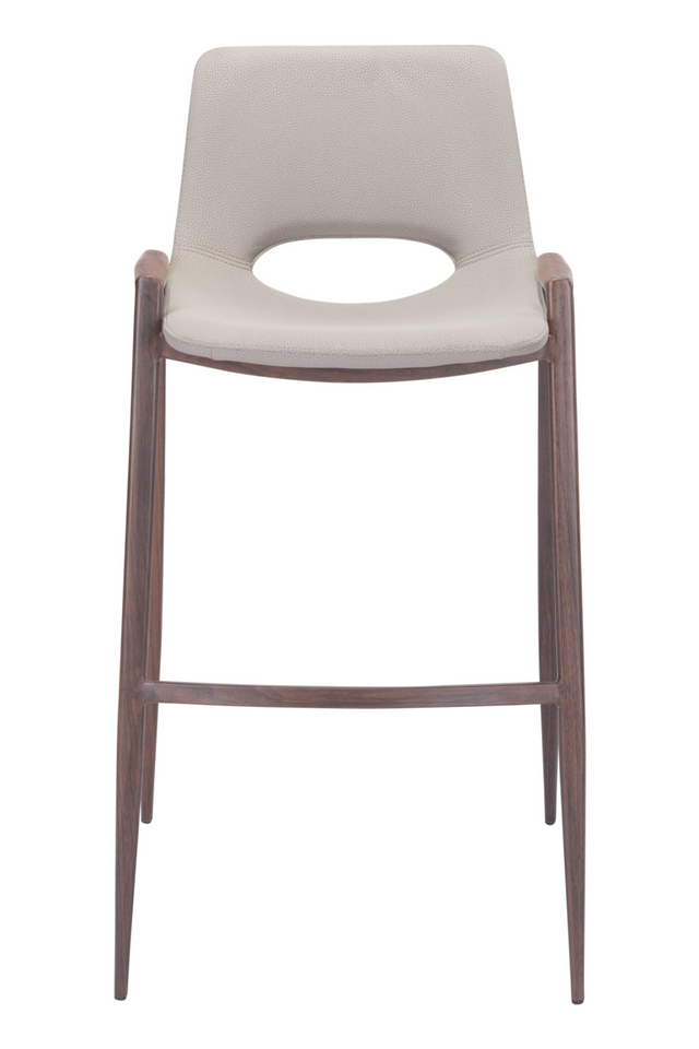 Leather Bar Stools (2) | OROA Modern Desi | Oroa.com