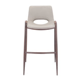 Leather Bar Stools (2) | OROA Modern Desi