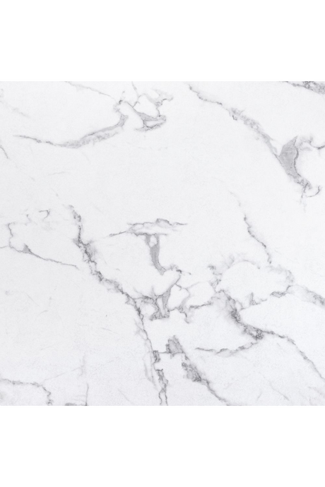 Round Marble Print Dining Table | OROA Modern Amiens | Oroa.com