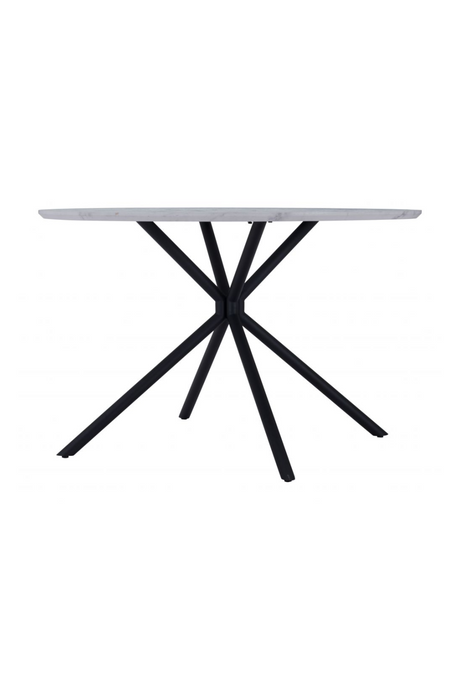 Round Marble Print Dining Table | OROA Modern Amiens | Oroa.com