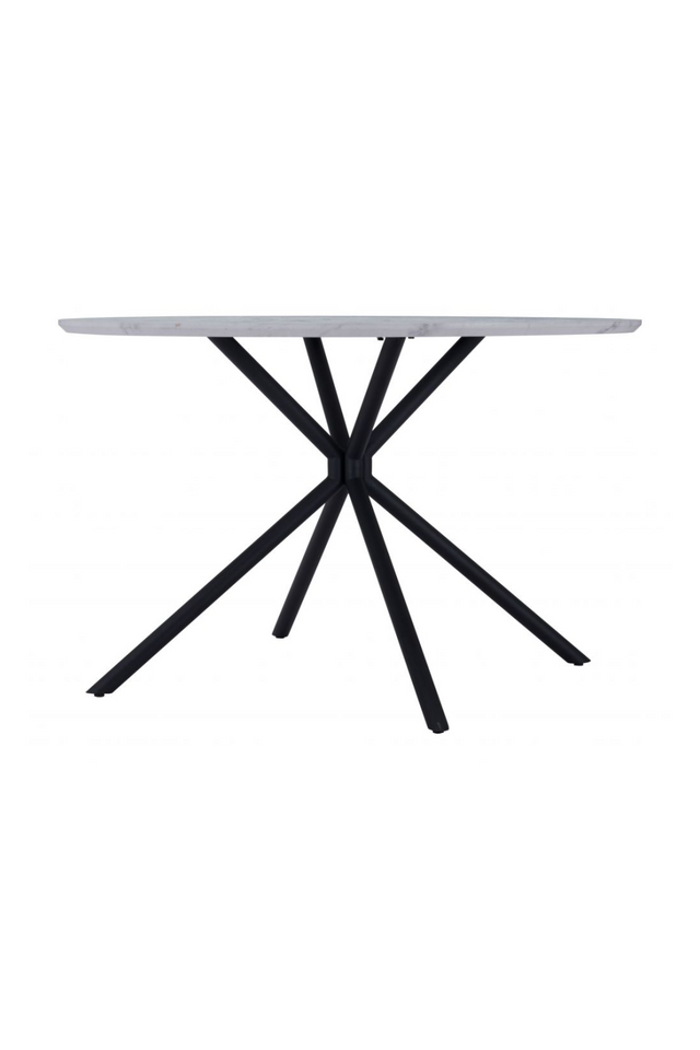 Round Marble Print Dining Table | OROA Modern Amiens | Oroa.com