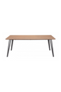 Wooden Rectangular Dining Table | OROA Modern Perpignan | Oroa.com