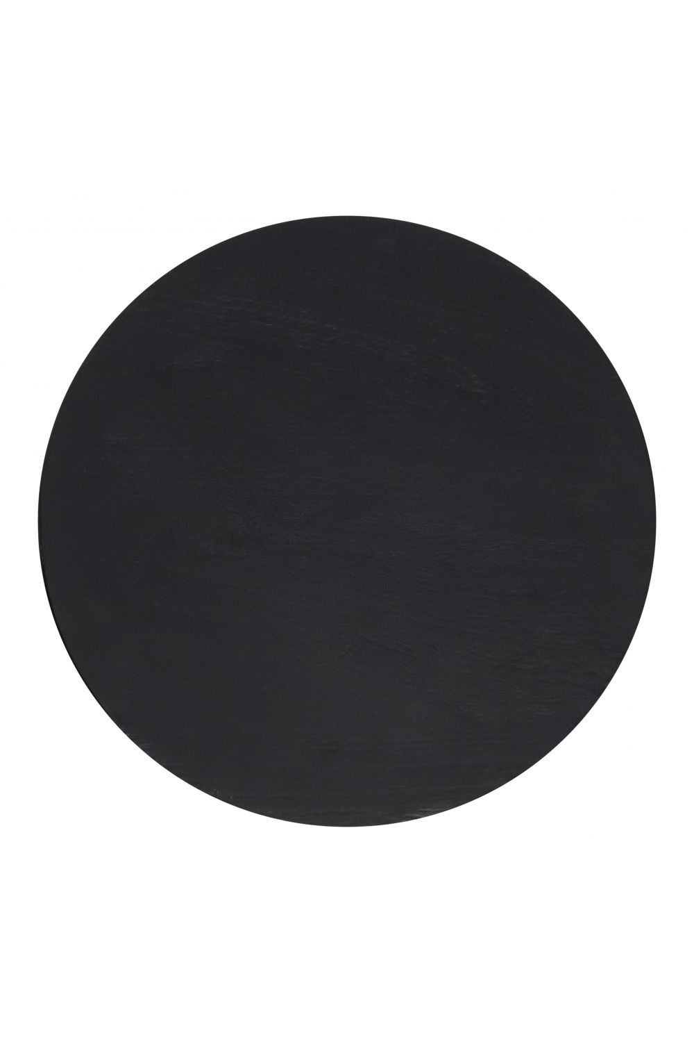 Black Wooden Hourglass Side Table | OROA Modern Wisdom