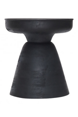 Black Mango Wood Side Table | OROA Modern Sage | Oroa.com