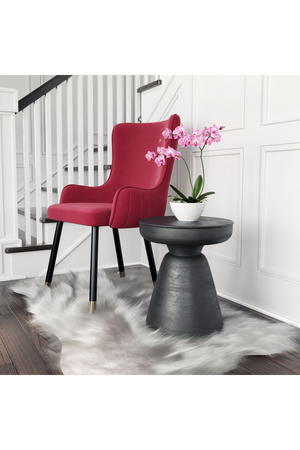 Black Mango Wood Side Table | OROA Modern Sage | Oroa.com