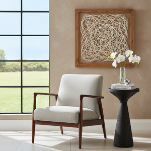   Black Minimalist Wooden Side Table | Oroa.com