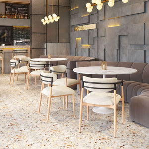   White Pedestal Dining Table | Oroa.com