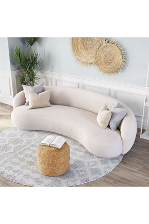 Cream Curved Sofa | OROA Modern Tibet | Oroa.com