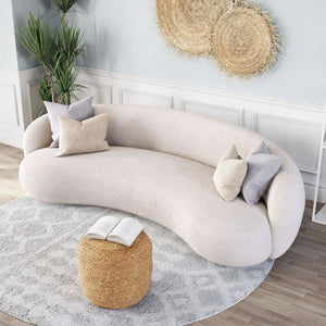 Cream Curved Sofa | OROA Modern Tibet | Oroa.com