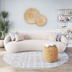Cream Curved Sofa | OROA Modern Tibet | Oroa.com