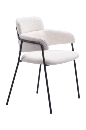 Shearling Style Dining Chairs (2) | OROA Modern Marcel | Oroa.com