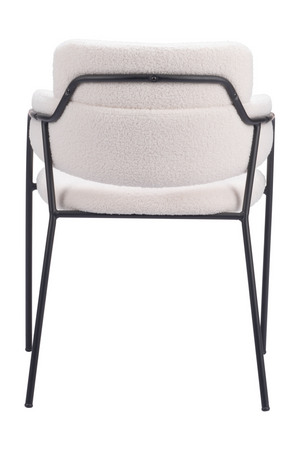 Shearling Style Dining Chairs (2) | OROA Modern Marcel | Oroa.com