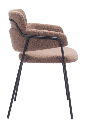 Shearling Style Dining Chairs (2) | OROA Modern Marcel | Oroa.com