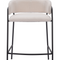 Shearling Style Counter Stools (2) | OROA Modern Marcel | Oroa.com