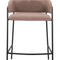 Shearling Style Counter Stools (2) | OROA Modern Marcel | Oroa.com