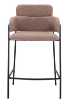 Shearling Style Counter Stools (2) | OROA Modern Marcel | Oroa.com