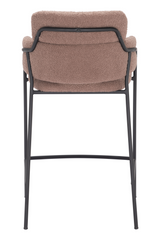 Shearling Style Counter Stools (2) | OROA Modern Marcel | Oroa.com