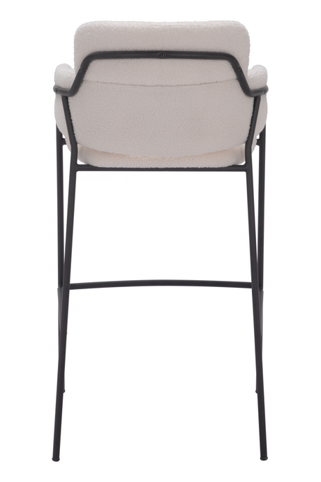 Shearling Style Bar Stools (2) | OROA Modern Marcel | Oroa.com