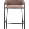 Shearling Style Bar Stools (2) | OROA Modern Marcel | Oroa.com