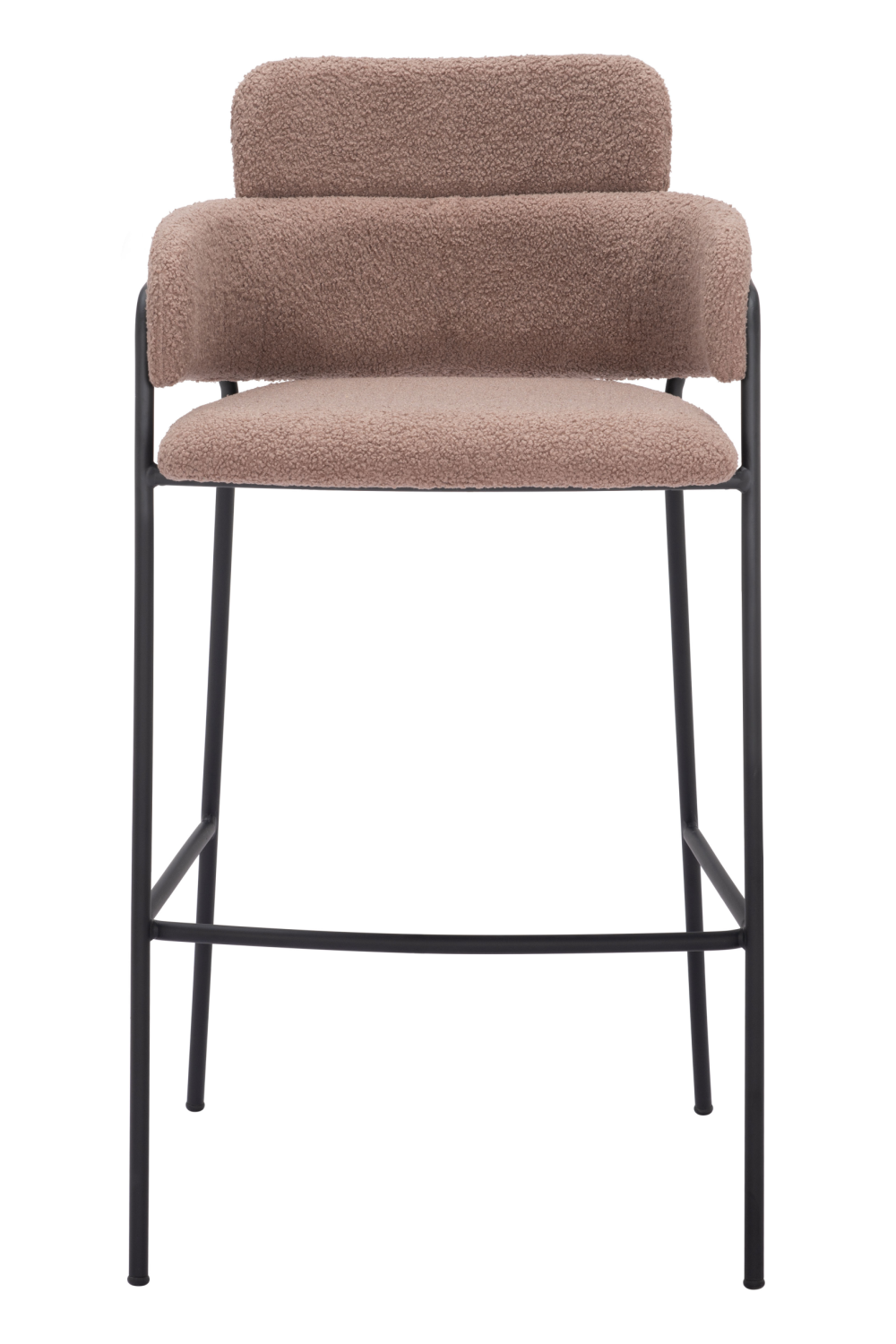 Shearling Style Bar Stools (2) | OROA Modern Marcel | Oroa.com