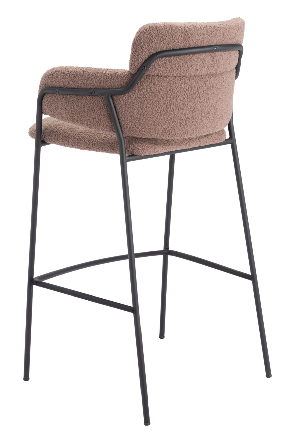 Shearling Style Bar Stools (2) | OROA Modern Marcel | Oroa.com