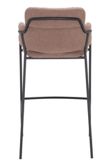Shearling Style Bar Stools (2) | OROA Modern Marcel | Oroa.com