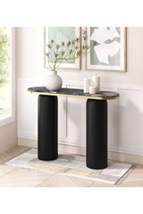 Black Marble Console Table | OROA Modern Luxor | Oroa.com