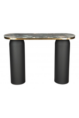 Black Marble Console Table | OROA Modern Luxor | Oroa.com