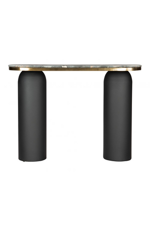 Black Marble Console Table | OROA Modern Luxor