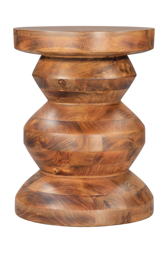 Lacquered Acacia Side Table | OROA Modern Kerala | Oroa.com