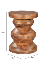 Lacquered Acacia Side Table | OROA Modern Kerala | Oroa.com