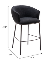 Teddy Fabric Bar Stool | OROA Modern Essen | Oroa.com