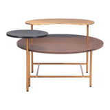 Multicolored Wooden Coffee Table | OROA Modern Viken