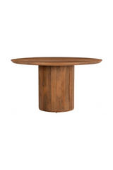 Round Mango Wood Dining Table | OROA Modern Izola | Oroa.com
