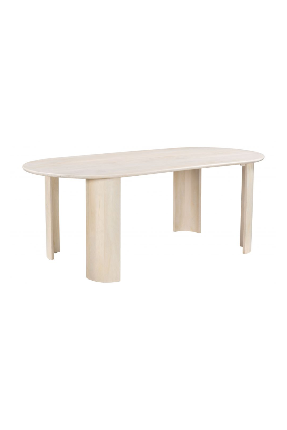 White-washed Acacia Dining Table | OROA Modern Risan | Oroa.com