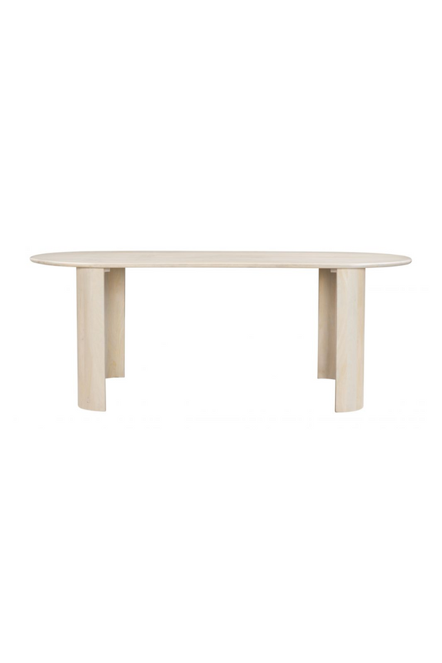 White-washed Acacia Dining Table | OROA Modern Risan | Oroa.com
