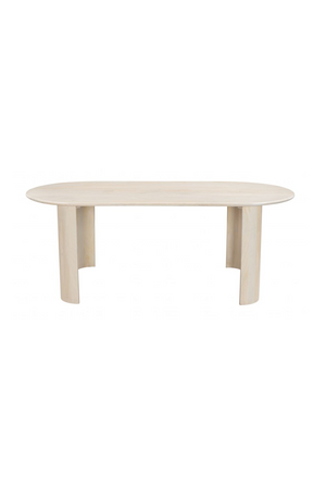 White-washed Acacia Dining Table | OROA Modern Risan | Oroa.com